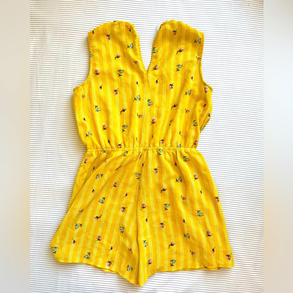 Monteal Kid’s Floral Summer Romper, Size : Large